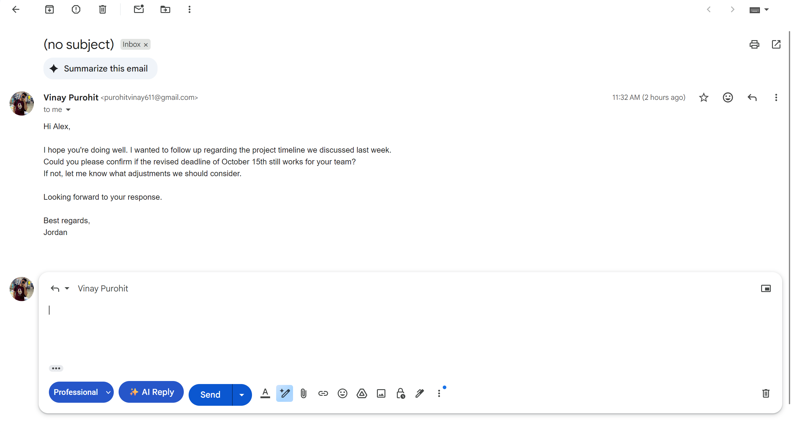 Inbox AI Screenshot 1