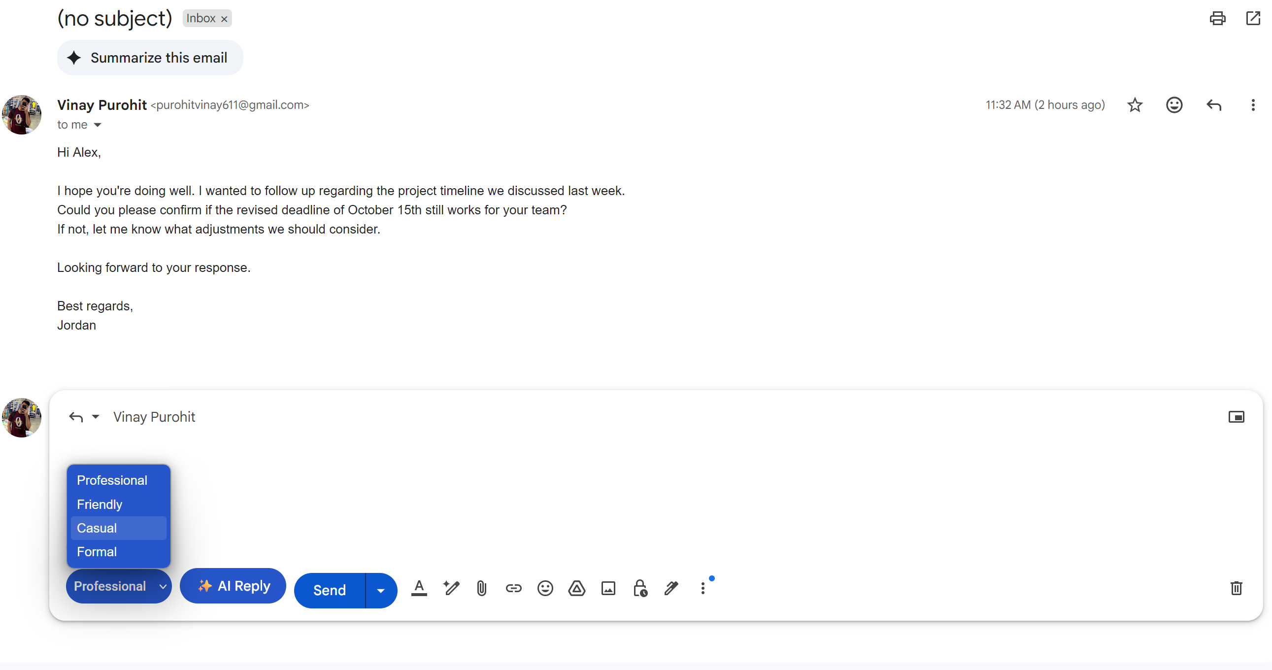 Inbox AI Screenshot 2
